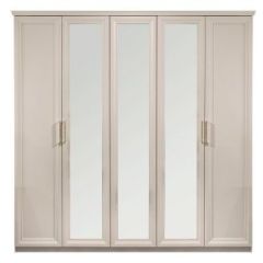 Шкаф 5-ти ств с зеркалами Мокко (бежевый) в Казани - kazan.mebel24.online | фото 3