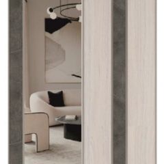Шкаф-купе 1300 серии SILVER S1+S1+B2+PL2 (2 ящика+1 штанга+1 полка) профиль «Серебро» в Казани - kazan.mebel24.online | фото 8