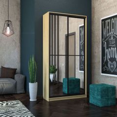 Шкаф-купе Лофт 1200 Шк12-60 (Дуб Сонома) в Казани - kazan.mebel24.online | фото 8