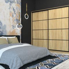 Шкаф-купе Лофт 2400 Шк24-60 (Дуб Сонома) в Казани - kazan.mebel24.online | фото 7
