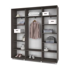 МАРТИН Шкаф-купе с зеркалом Анкор темный (2000*450) М402 в Казани - kazan.mebel24.online | фото 2