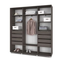 МАРТИН Шкаф-купе с зеркалом Анкор темный (2200*450) М422 в Казани - kazan.mebel24.online | фото 4