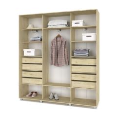 МАРТИН Шкаф-купе с зеркалом Ирландский дуб (2200*450) М422 в Казани - kazan.mebel24.online | фото 4