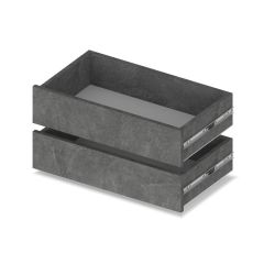 МАРТИН Шкаф-купе с зеркалом Камень темный (2000*450) М402 в Казани - kazan.mebel24.online | фото 3