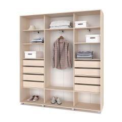МАРТИН Шкаф-купе с зеркалом Млечный дуб (2200*450) М422 в Казани - kazan.mebel24.online | фото 4