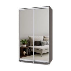 РОЛАНД Шкаф-купе с зеркалами Анкор темный (450*1300) Р433 в Казани - kazan.mebel24.online | фото 2