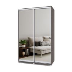РОЛАНД Шкаф-купе с зеркалами Анкор темный (450*1400) Р443 в Казани - kazan.mebel24.online | фото 2