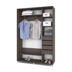 РОЛАНД Шкаф-купе с зеркалами Анкор темный (450*1400) Р443 в Казани - kazan.mebel24.online | фото 5