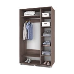РОЛАНД Шкаф-купе с зеркалами Шимо темный (600*1400) Р643 в Казани - kazan.mebel24.online | фото 2