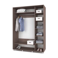 РОЛАНД Шкаф-купе с зеркалами Шимо темный (600*1800) Р683 в Казани - kazan.mebel24.online | фото 2