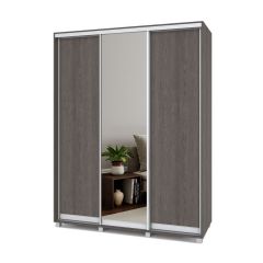 РОЛАНД Шкаф-купе с зеркалом Анкор темный (450*1700) Р472 в Казани - kazan.mebel24.online | фото 2