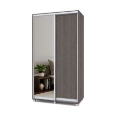 РОЛАНД Шкаф-купе с зеркалом Анкор темный (600*1200) Р622 в Казани - kazan.mebel24.online | фото