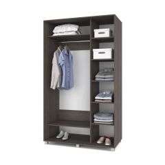 РОЛАНД Шкаф-купе с зеркалом Анкор темный (600*1400) Р642 в Казани - kazan.mebel24.online | фото 2