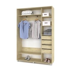 РОЛАНД Шкаф-купе с зеркалом Ирландский дуб (450*1500) Р452 в Казани - kazan.mebel24.online | фото 5