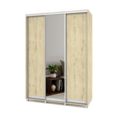 РОЛАНД Шкаф-купе с зеркалом Ирландский дуб (450*1600) Р462 в Казани - kazan.mebel24.online | фото 2