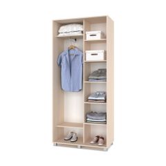 РОЛАНД Шкаф-купе с зеркалом Млечный дуб (450*1000) Р402 в Казани - kazan.mebel24.online | фото 3