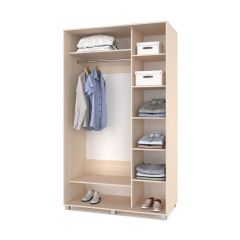 РОЛАНД Шкаф-купе с зеркалом Млечный дуб (600*1200) Р622 в Казани - kazan.mebel24.online | фото 2