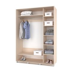 РОЛАНД Шкаф-купе с зеркалом Млечный дуб (600*1600) Р662 в Казани - kazan.mebel24.online | фото 2