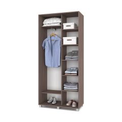 РОЛАНД Шкаф-купе с зеркалом Шимо темный (450*1000) Р402 в Казани - kazan.mebel24.online | фото 3
