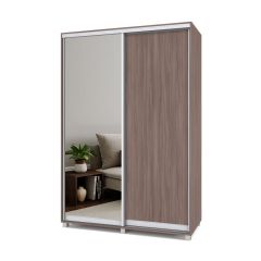 РОЛАНД Шкаф-купе с зеркалом Шимо темный (450*1500) Р452 в Казани - kazan.mebel24.online | фото 2