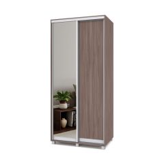 РОЛАНД Шкаф-купе с зеркалом Шимо темный (600*1000) Р602 в Казани - kazan.mebel24.online | фото