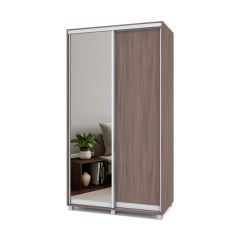 РОЛАНД Шкаф-купе с зеркалом Шимо темный (600*1300) Р632 в Казани - kazan.mebel24.online | фото