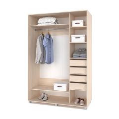 РОЛАНД Шкаф-купе зеркалом Млечный дуб (600*1500) Р652 в Казани - kazan.mebel24.online | фото 4