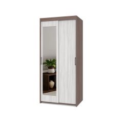 ТОМАС Шкаф-купе с зеркалом Шимо темный/светлый Т22 в Казани - kazan.mebel24.online | фото