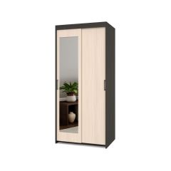 ТОМАС Шкаф-купе с зеркалом Венге/Млечный дуб Т22 в Казани - kazan.mebel24.online | фото