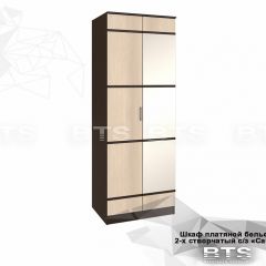 Шкаф 2-х створчатый Сакура + Зеркало (венге/лоредо) в Казани - kazan.mebel24.online | фото 2