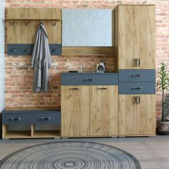 Шкаф с ящиками НКМ Бостон Секция 6 в Казани - kazan.mebel24.online | фото 2