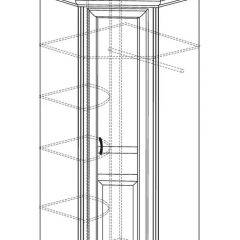 Шкаф угловой №562 "Алиса" (угол 875*875) в Казани - kazan.mebel24.online | фото 2