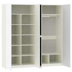 Спальня Summit Шкаф комбинированный НМ 011.45 (Меренга/Белый текстурный) в Казани - kazan.mebel24.online | фото 2