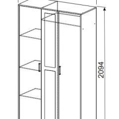 Спальный гарнитур МСП-1 (Дуб золотой/Камень темный) 1400 в Казани - kazan.mebel24.online | фото 9