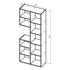Стеллаж Элемент-2 (белый) в Казани - kazan.mebel24.online | фото 6
