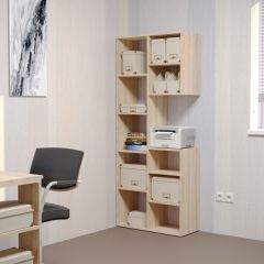 Стеллаж Элемент-2 (дуб сонома) в Казани - kazan.mebel24.online | фото 3