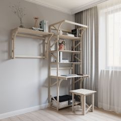 Стеллаж+стол Конструктор Арт.СRСт1-1 в Казани - kazan.mebel24.online | фото 6