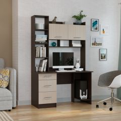 Стол компьютерный ПКС-5 Венге/Дуб белфорд в Казани - kazan.mebel24.online | фото