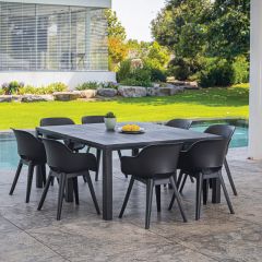 Стол раскладной Джули (Julie Double table 2 configurations) Графит в Казани - kazan.mebel24.online | фото 7