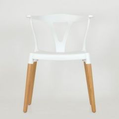 Стул Barneo N-218 Wishbone интерьерный кухонный белый в Казани - kazan.mebel24.online | фото 3