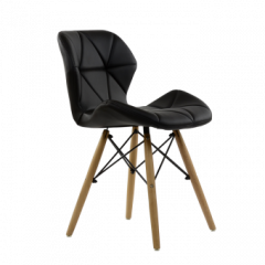 Стул Barneo N-42 Perfecto PU черный в Казани - kazan.mebel24.online | фото