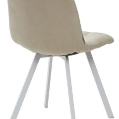 Стул CHILLI SQUARE UF860-01B бежевый, ткань/ белый каркас М-City в Казани - kazan.mebel24.online | фото 2