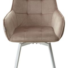 Стул MAVERICK 360 град. поворот. BLUVEL-40 BEIGE/ белый каркас, М-City в Казани - kazan.mebel24.online | фото 7