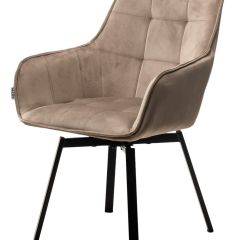 Стул MAVERICK 360 град. поворот. BLUVEL-40 BEIGE/ черный каркас, М-City в Казани - kazan.mebel24.online | фото 4