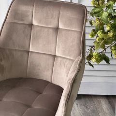 Стул MAVERICK 360 град. поворот. BLUVEL-40 BEIGE/ черный каркас, М-City в Казани - kazan.mebel24.online | фото 6