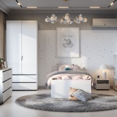 Токио Шкаф двухстворчатый с двумя ящиками в Казани - kazan.mebel24.online | фото 3