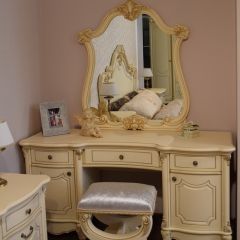 Туалетный стол + Зеркало Мона Лиза (крем) в Казани - kazan.mebel24.online | фото 6