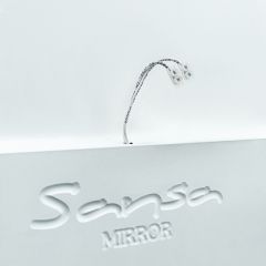 Зеркало Gia 75 white с подсветкой Sansa (SGa1044Z) в Казани - kazan.mebel24.online | фото 5