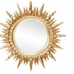 Зеркало круглое золото (1810(1) в Казани - kazan.mebel24.online | фото