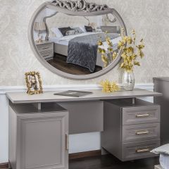 Зеркало ППУ для Туалетного стола Мокко (серый камень) в Казани - kazan.mebel24.online | фото 2